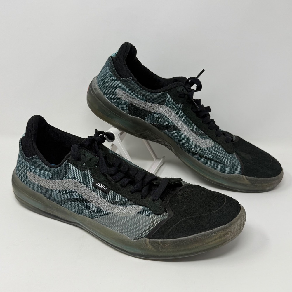 Vans EVDNT UltimateWaffle SE Bikes Black Teal Sneakers Mens 11.5 721356